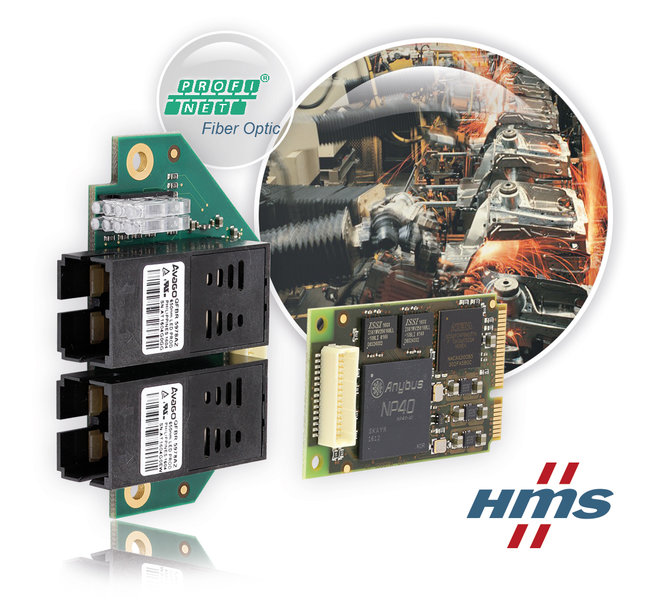 IXXAT INpact PCIe minikaart laat pc's communiceren via PROFINET IRT Fiber Optic